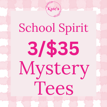 3/$35.00 School Spirit Mystery T-Shirt Bundle